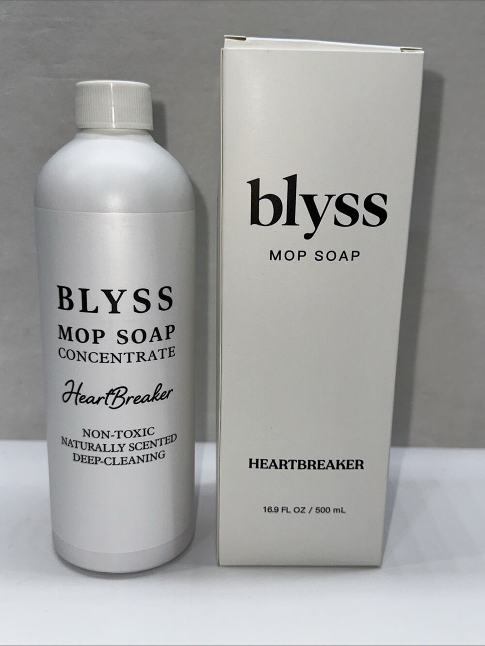 Blyss Mop Soap HeartBreaker 16.9 FL OZ. Concentrate Non-Toxic, Naturally Scented